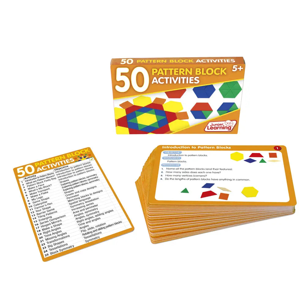 50 Pattern Block Activities - Junior Learning | The Dyslexia Shop