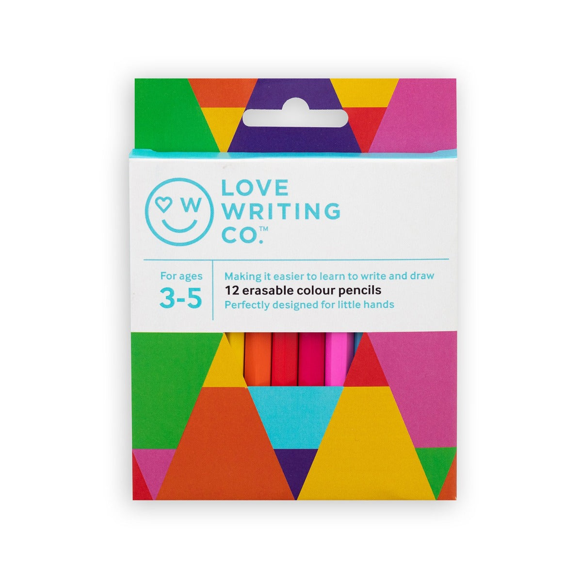 Love Writing Co. Ages 3-5 - Writing and Colouring Pencil Bundle