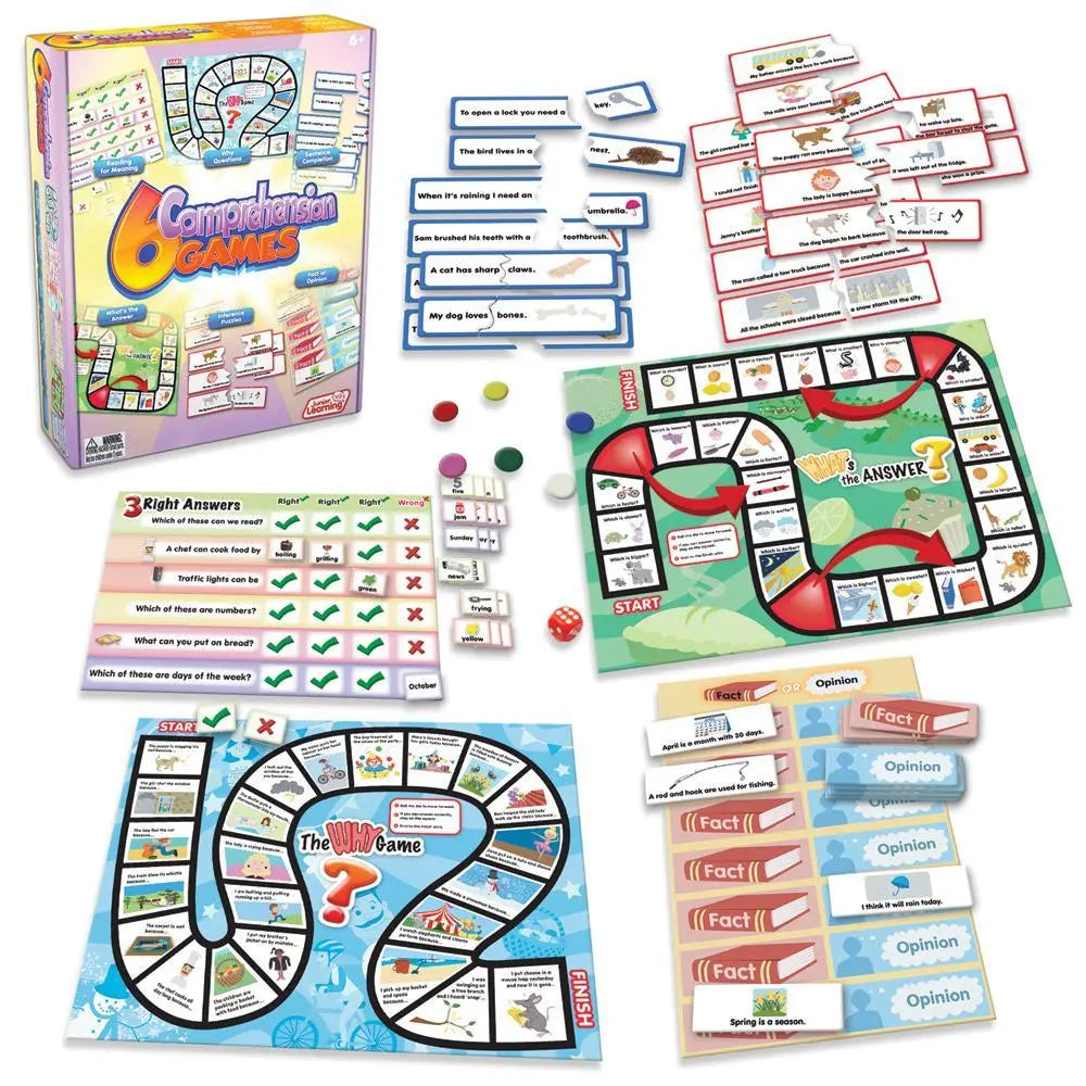 6 Comprehension Games | The Dyslexia Shop