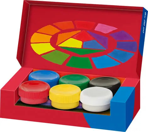 6 Tempera Colour Pots | The Dyslexia Shop