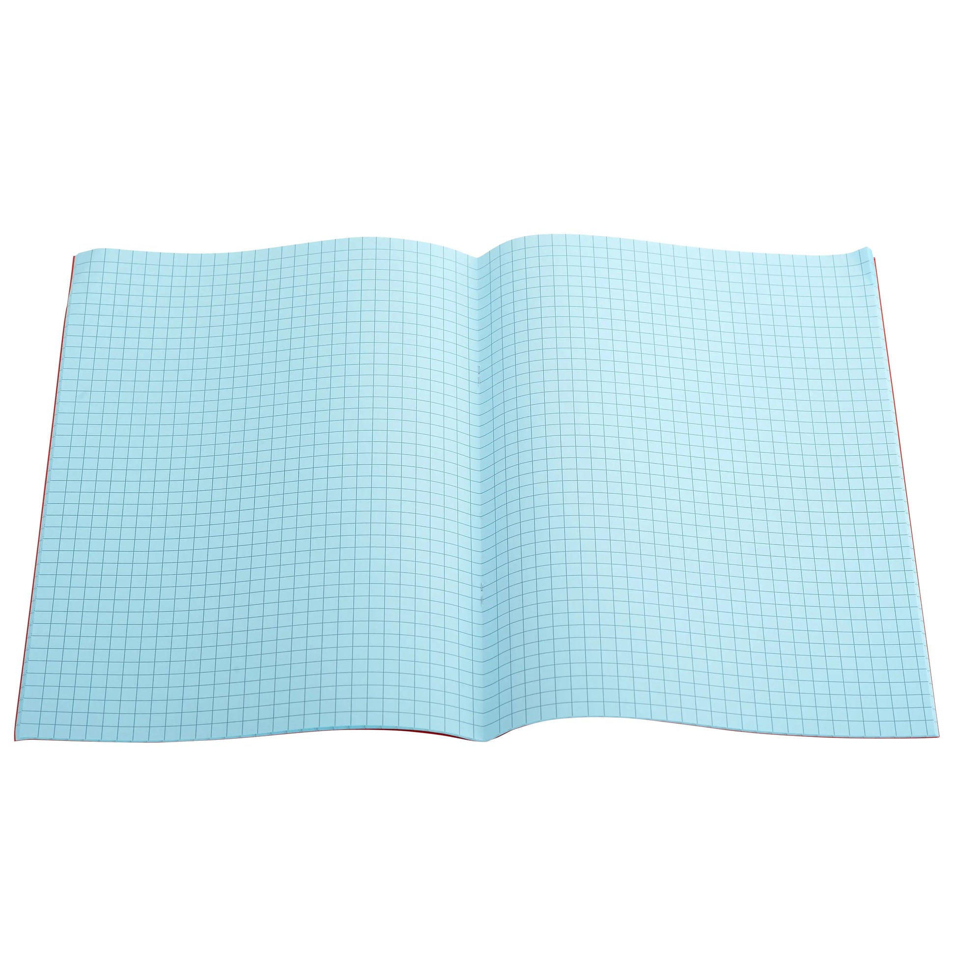 A4 - 7mm Squared Tinted Exercise Book - (Red Cover) | The Dyslexia Shop