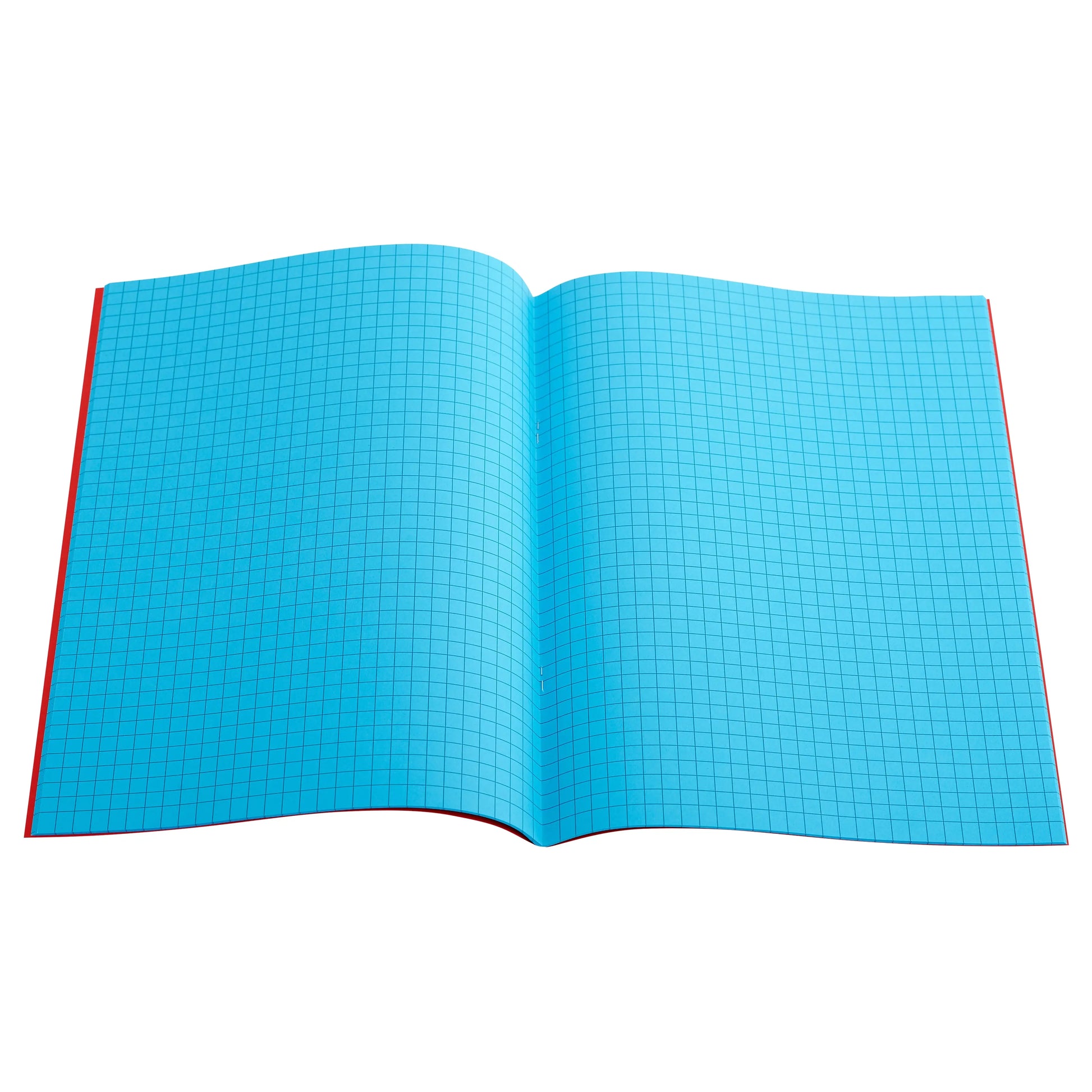 A4 - 7mm Squared Tinted Exercise Book - (Red Cover) | The Dyslexia Shop