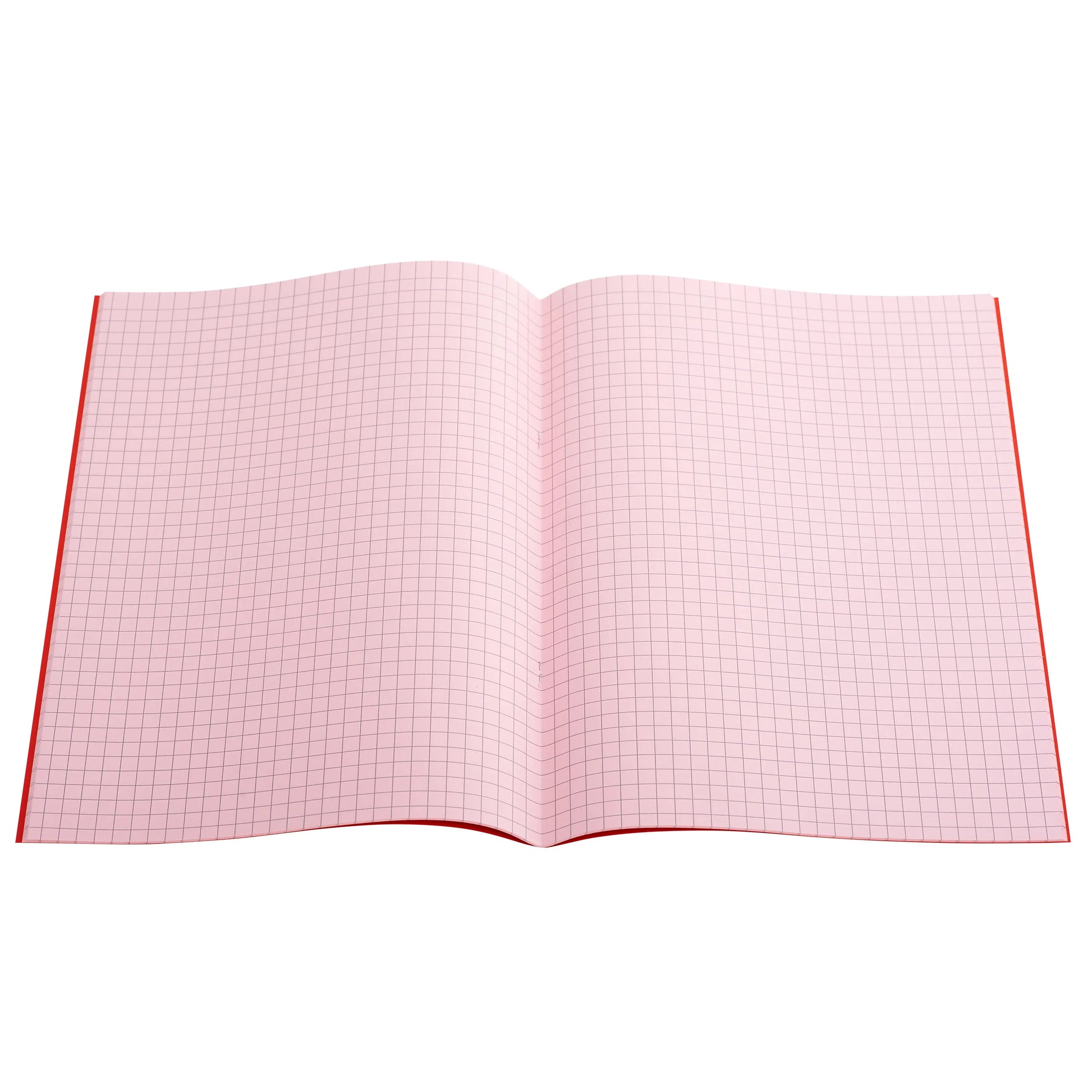 A4 - 7mm Squared Tinted Exercise Book - (Red Cover) | The Dyslexia Shop