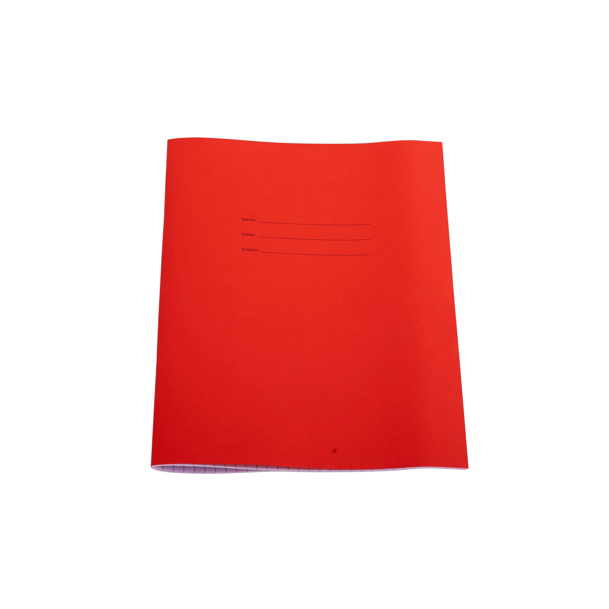 A4 - 7mm Squared Tinted Exercise Book - (Red Cover) | The Dyslexia Shop