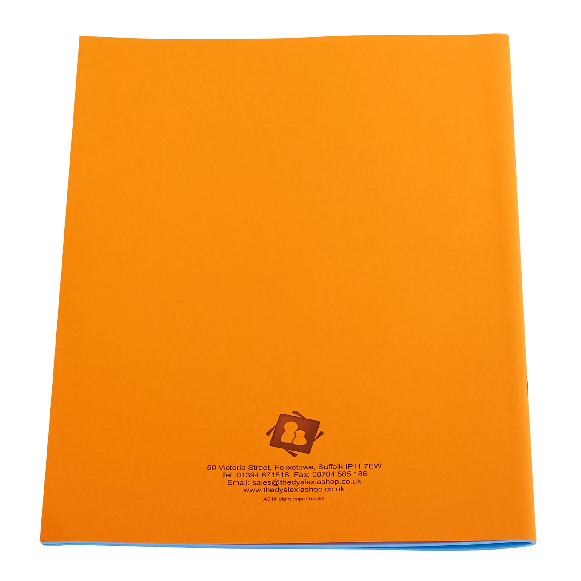 A4 - Plain Tinted Paper - Exercise Books (Orange Cover) | The Dyslexia Shop