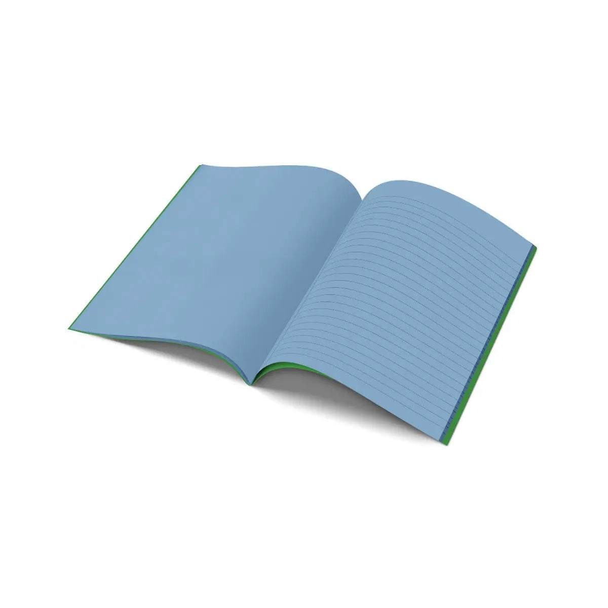 A4 - Project Book - 10mm Lined and Plain on Alternate Page Tinted (Green Cover) | The Dyslexia Shop