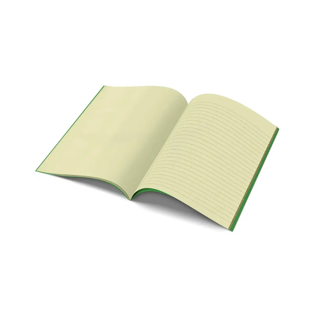 A4 - Project Book - 10mm Lined and Plain on Alternate Page Tinted (Green Cover) | The Dyslexia Shop