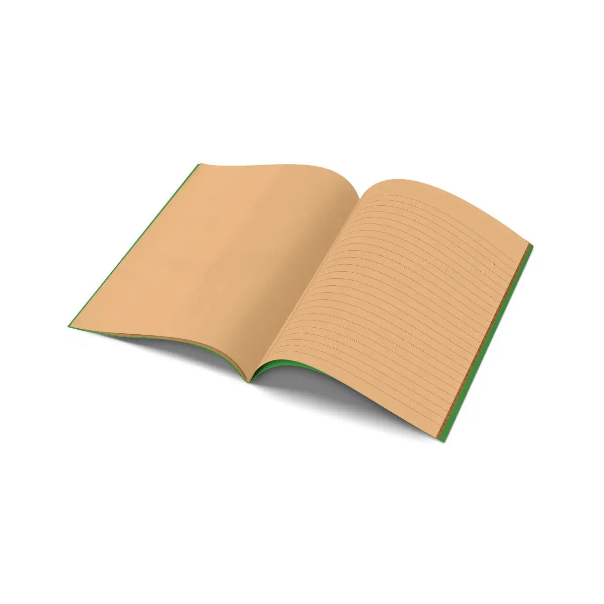 A4 - Project Book - 10mm Lined and Plain on Alternate Page Tinted (Green Cover) | The Dyslexia Shop