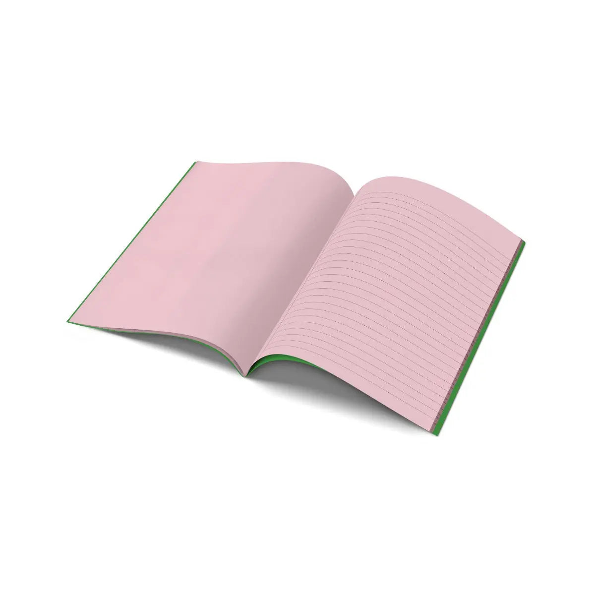 A4 - Project Book - 10mm Lined and Plain on Alternate Page Tinted (Green Cover) | The Dyslexia Shop