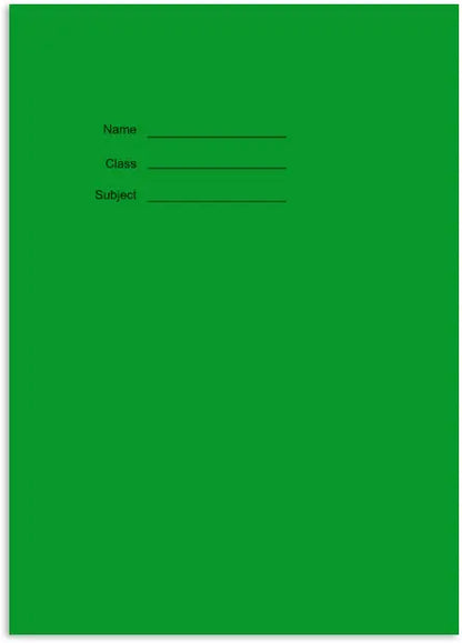 A4 - Project Book - 10mm Lined and Plain on Alternate Page Tinted (Green Cover) | The Dyslexia Shop