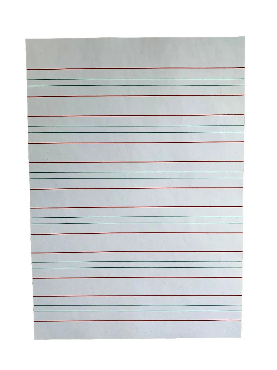 A4 Raised Line Traffic Light Handwriting Paper | The Dyslexia Shop