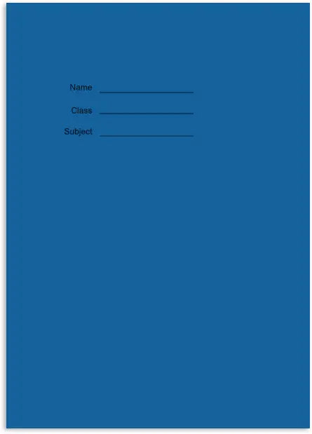A4 White Paper Exercise Book 7mm Lined - 48 Pages with Margin | The Dyslexia Shop