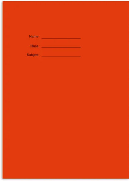 A4 White Paper Exercise Book 7mm Lined - 48 Pages with Margin | The Dyslexia Shop