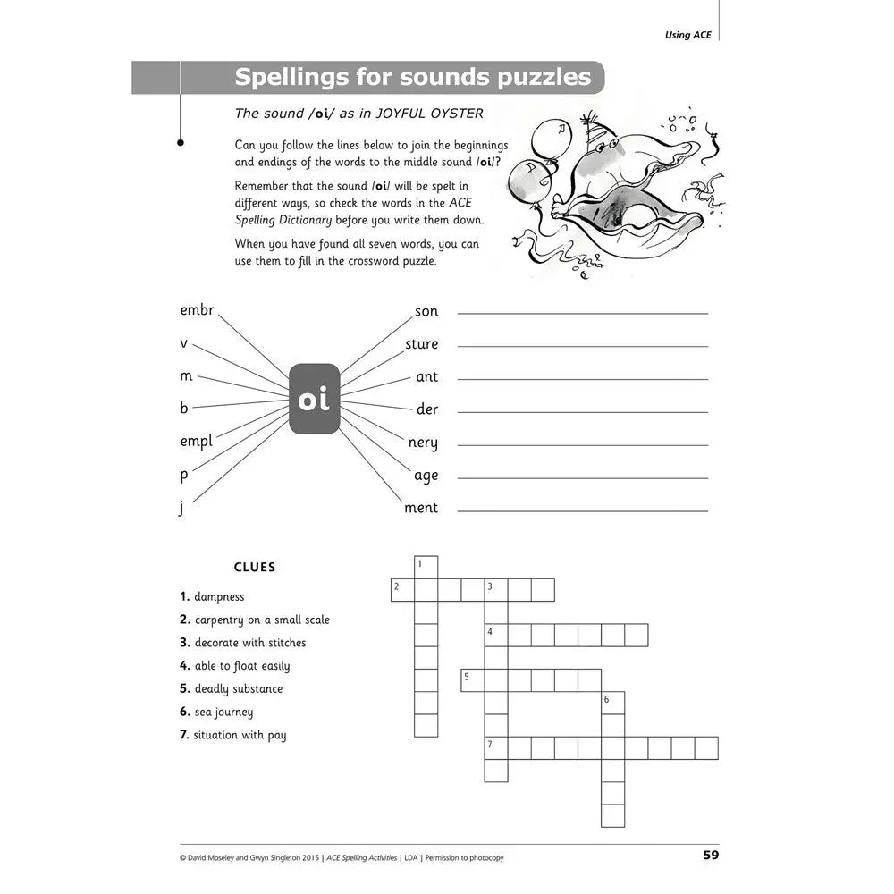 ACE Spelling Activities (Photocopiable Edition) | The Dyslexia Shop
