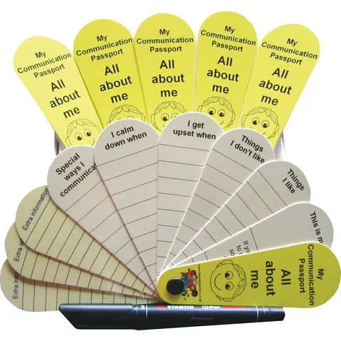 All About Me Fan - My Communication Passport | The Dyslexia Shop