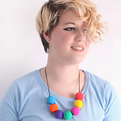 Berries Weighted Sensory Chew Necklace | The Dyslexia Shop
