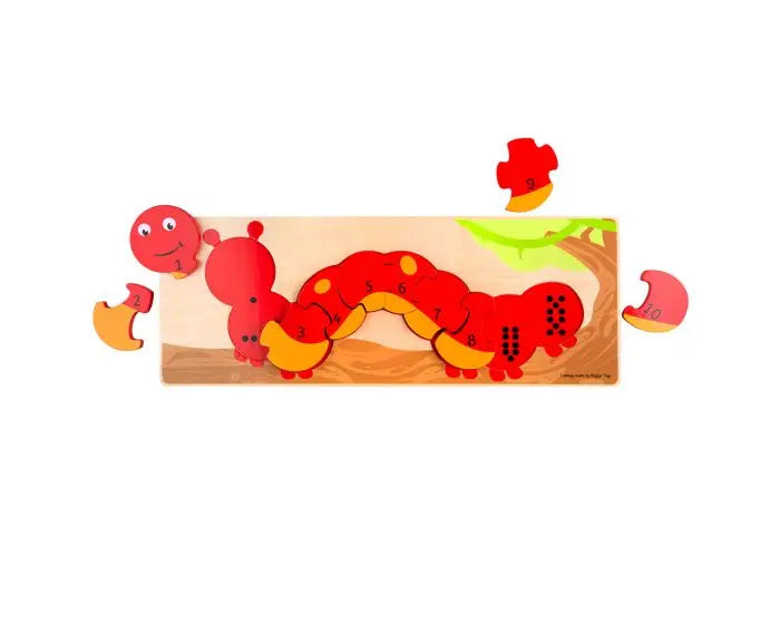 BigJigs Caterpillar Number Puzzle | The Dyslexia Shop