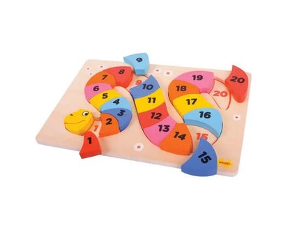 BigJigs - Snake Counting Puzzle | The Dyslexia Shop