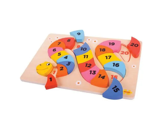 BigJigs - Snake Counting Puzzle | The Dyslexia Shop