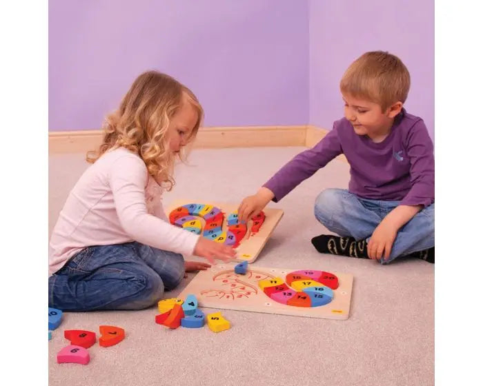 BigJigs - Snake Counting Puzzle | The Dyslexia Shop