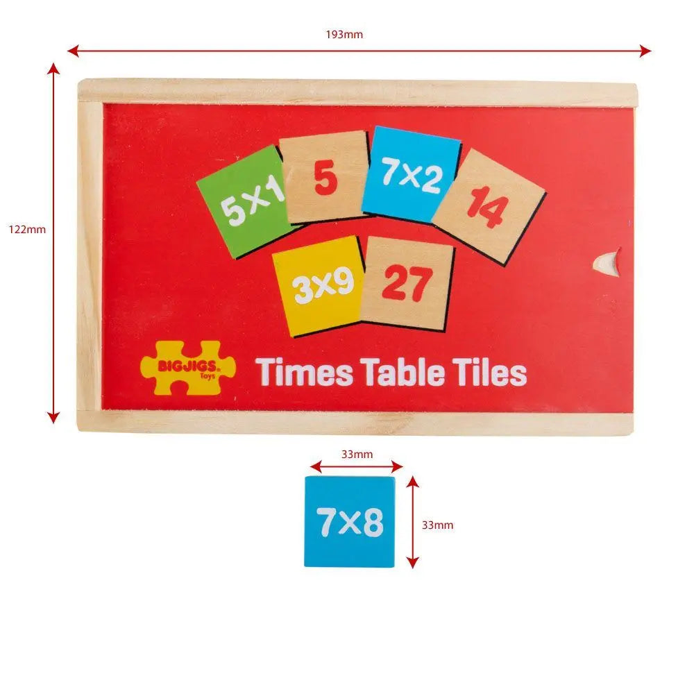 Bigjigs Toys Times Table Box - Educational Games | The Dyslexia Shop