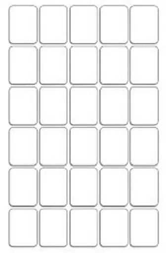 Blank Write-On, Wipe-Off Card Set | The Dyslexia Shop