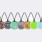 Button Sensory Chew Pendant  -  Navy | The Dyslexia Shop
