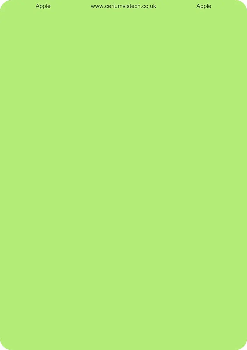 Cerium A4 Coloured Overlays - Apple / Single Overlay