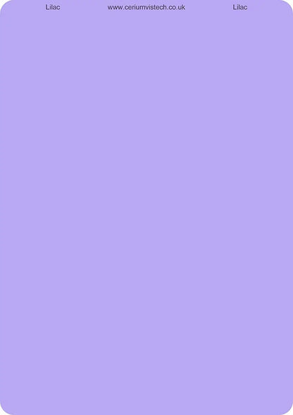 Cerium A4 Coloured Overlays | The Dyslexia Shop