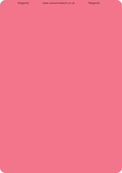 Cerium A4 Coloured Overlays | The Dyslexia Shop