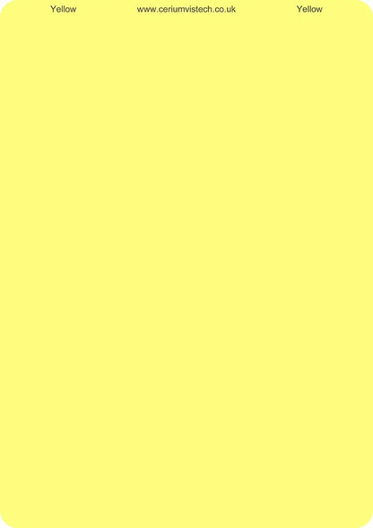Cerium A4 Coloured Overlays | The Dyslexia Shop