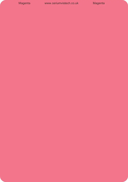 Cerium A4 Coloured Overlays | The Dyslexia Shop