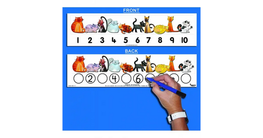 Child's 1-10 CAT Number Track | The Dyslexia Shop