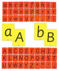 Child's Alphabet Cards - Lower Case Yellow | The Dyslexia Shop