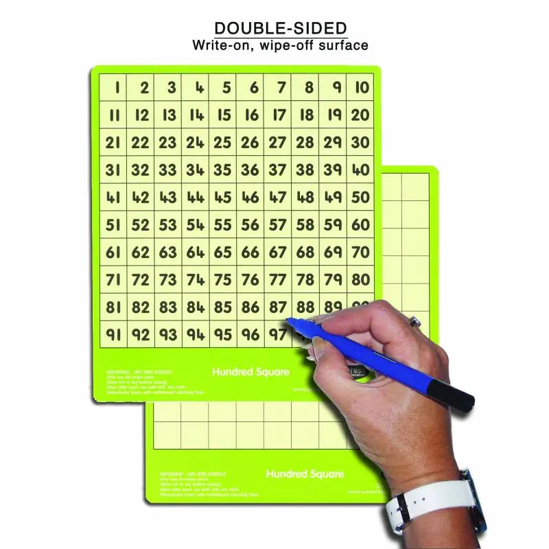 Child's Hundred Square - Medium | The Dyslexia Shop