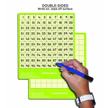 Child's Hundred Square - Medium | The Dyslexia Shop