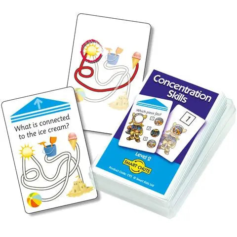 Concentration Skills Level 2 Chute Cards | The Dyslexia Shop