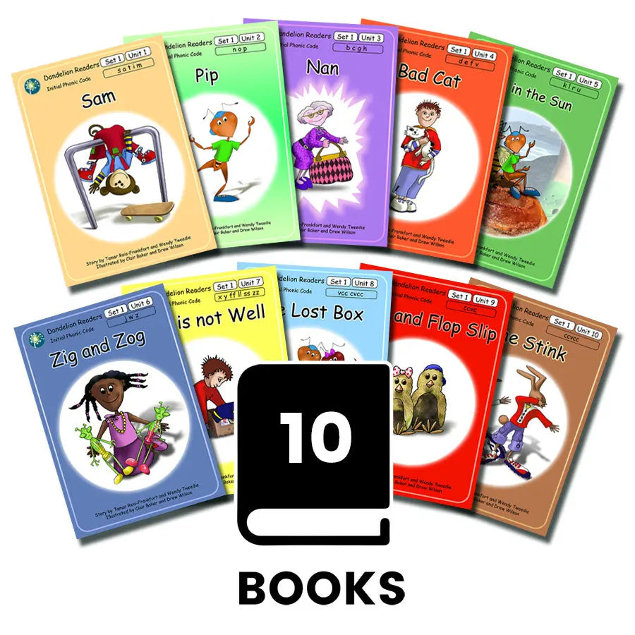 Dandelion Readers Set 1 Units 1-10 'Sam' | The Dyslexia Shop