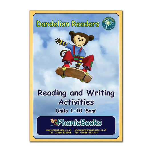 Dandelion Readers, Set 1 Units 1-10 Reading & Writing Activities - Sam | The Dyslexia Shop