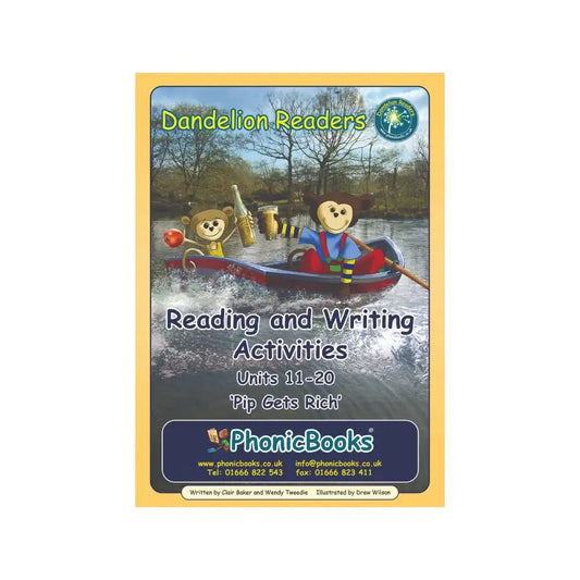 Dandelion Readers, Set 1 Units 11-20, Reading & Writing Activities | The Dyslexia Shop