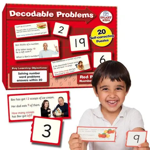Decodable Word Problems (four operations) to 20 | The Dyslexia Shop