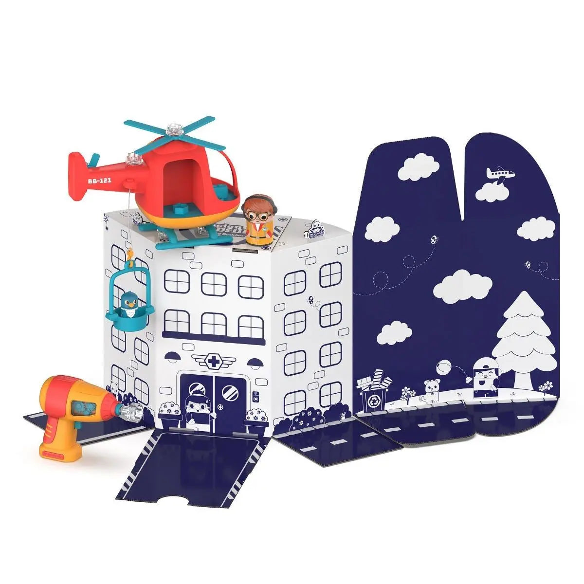 Design & Drill® Bolt Buddies® Rescue Helicopter | The Dyslexia Shop