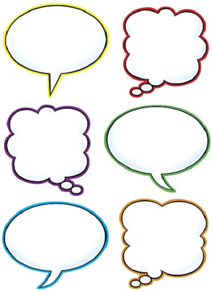 Display Speech Bubbles | The Dyslexia Shop