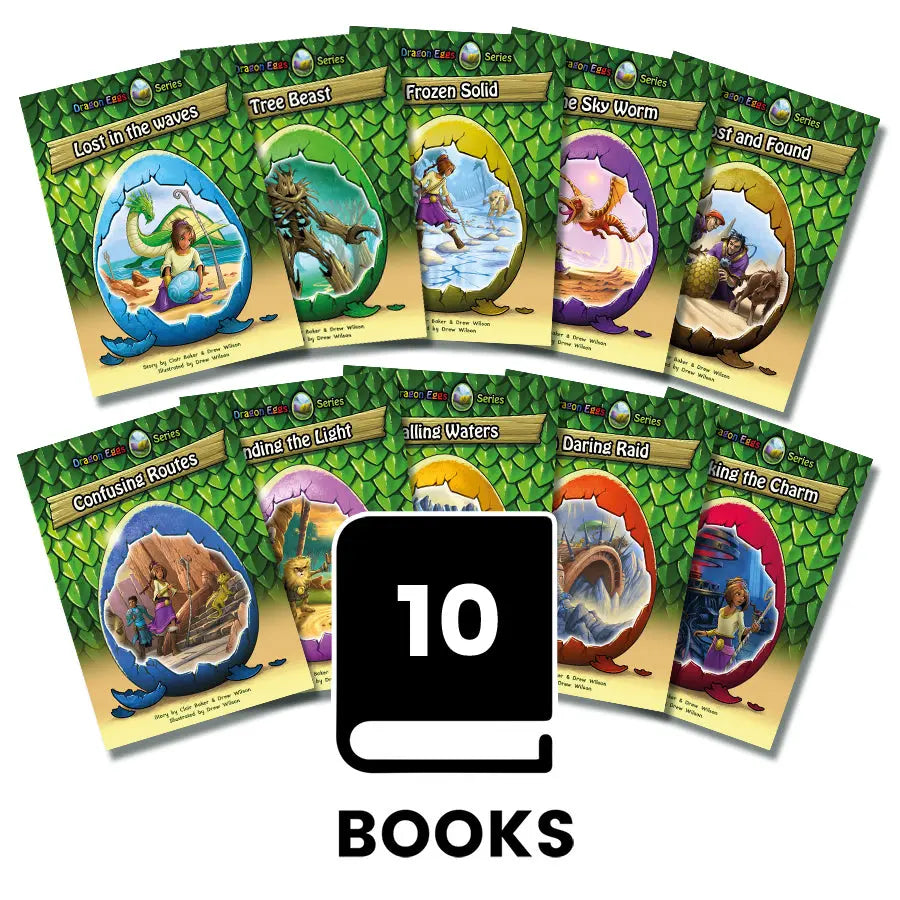 Dragon Eggs Series, Books 1-10 - Lost In The Waves | The Dyslexia Shop