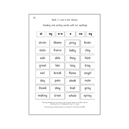 Dragon Eggs Series, Workbook - Literacy Activities and Games for Books 1-10 | The Dyslexia Shop