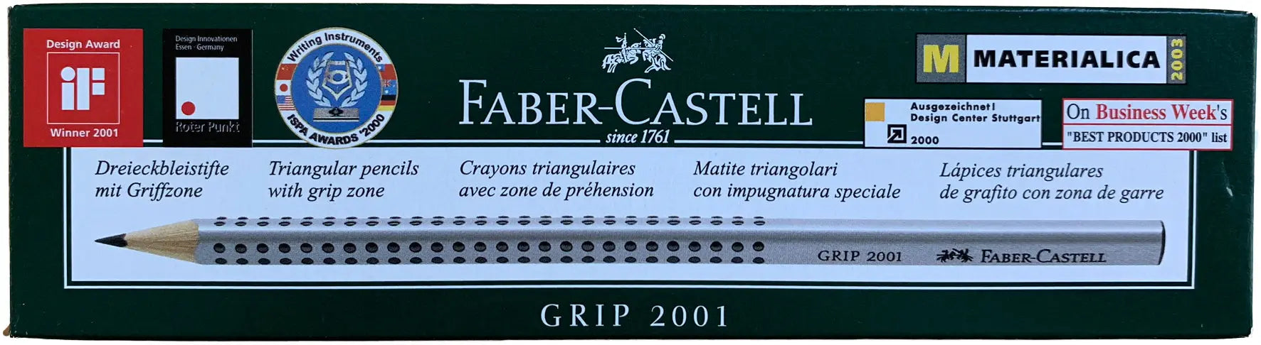 Faber-Castell 2001 Grip HB Pencil (Box of 12) | The Dyslexia Shop