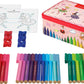Faber-Castell 33 Felt Tip Pen Ballerina Tin with Connector Clips | The Dyslexia Shop