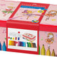 Faber-Castell 33 Felt Tip Pen Ballerina Tin with Connector Clips | The Dyslexia Shop