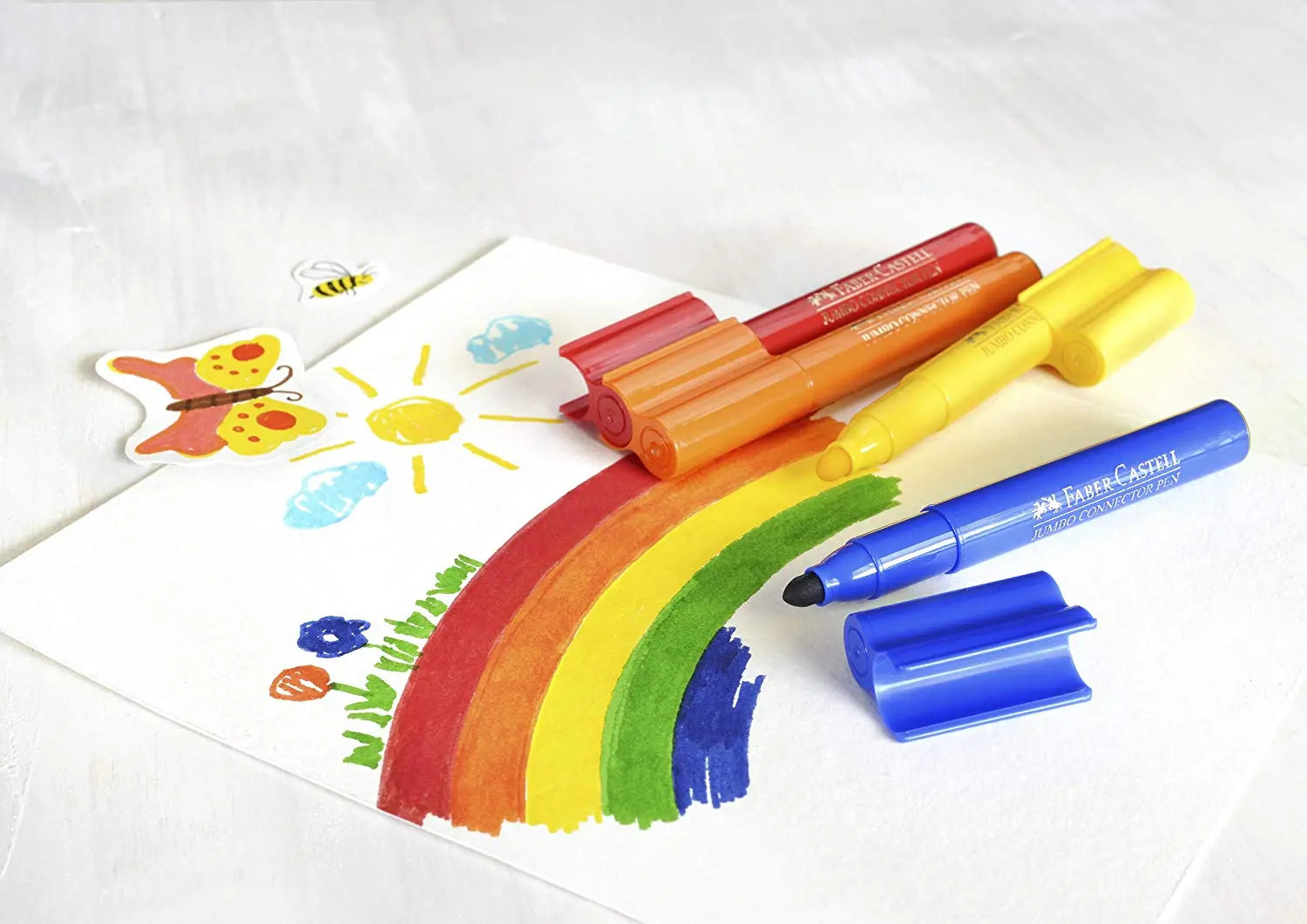 Faber-Castell 33 Pen Truck Tin with Connector Clips | The Dyslexia Shop