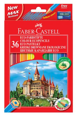 Faber-Castell Playing & Learning 36 Colour Eco-pencils | The Dyslexia Shop